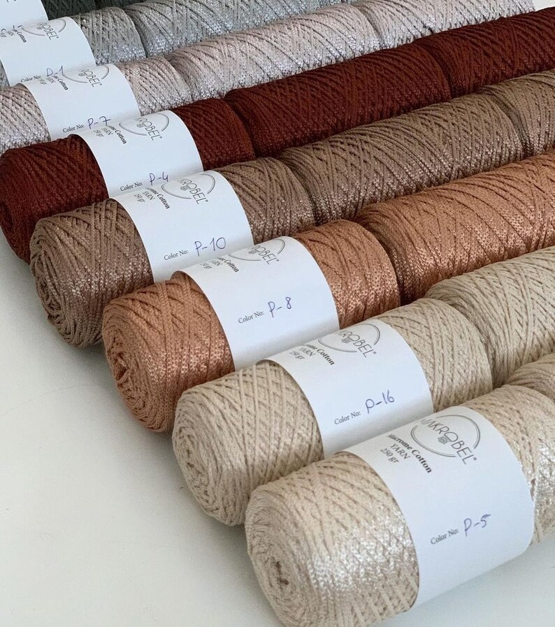 2mm Polyester Macrame Yarn 250gr/300mt Polyester Bag Etsy