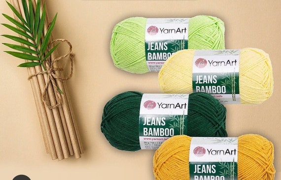 Yarnart Jeans Bamboo Knitting Yarn, Crochet , Soft Yarn, Baby Yarns  Amigurumi Crochet Crochet Baby Yarns 