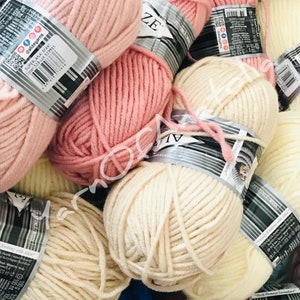 Alize Superlana Maxi Wollgarn , Wintergarn Super bauschiges Garn, Wollmischgarn, schwer. warm, Winter Frühlingsgarn, sehr voluminöses Garn,