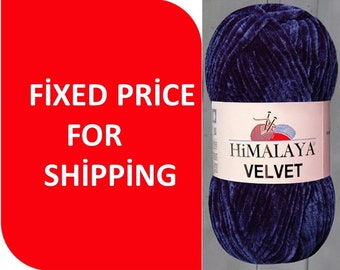 Himalaya Velvet Yarn: Soft Micro Polyester Knitting & Crochet (100gr)