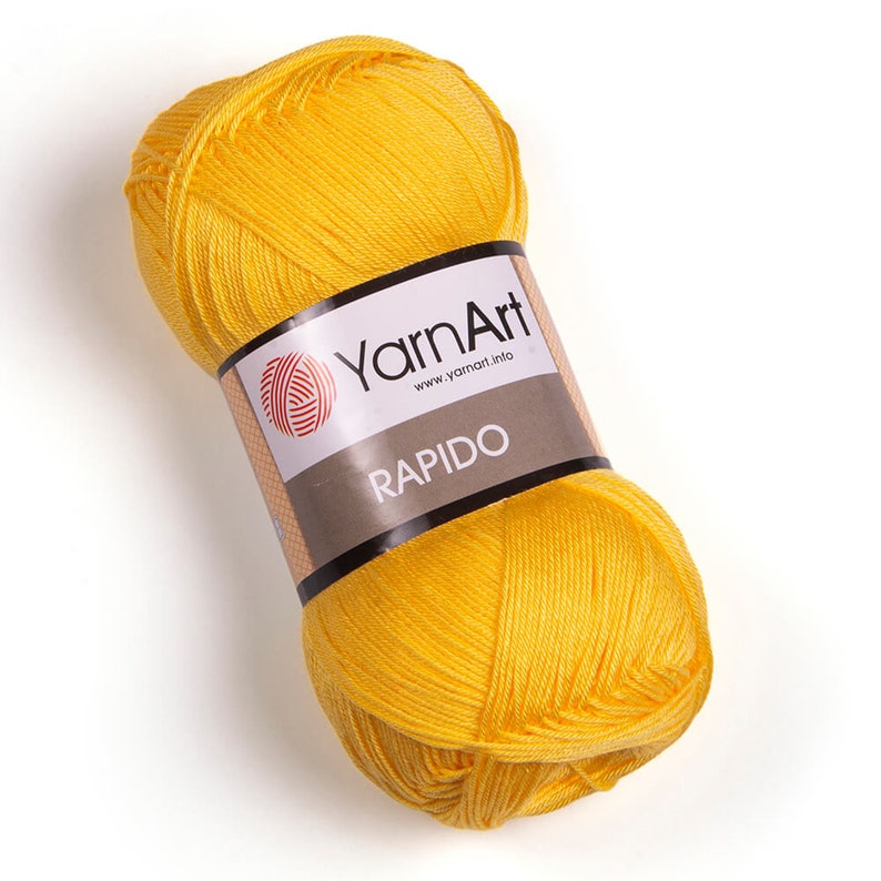 YarnArt Rapido Lace Yarn,Silky Yarn,100%Microfiber Yarn,Acrylic Yarn,Knitting Yarn, Summer Yarn, Accesory Yarn, 3.52 Oz, 382.76 Yds image 10