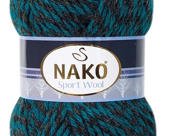 Nako Sport Wool Baby Yarn,wrap Yarn,shawl Yarn, Pullover Wool Yarn