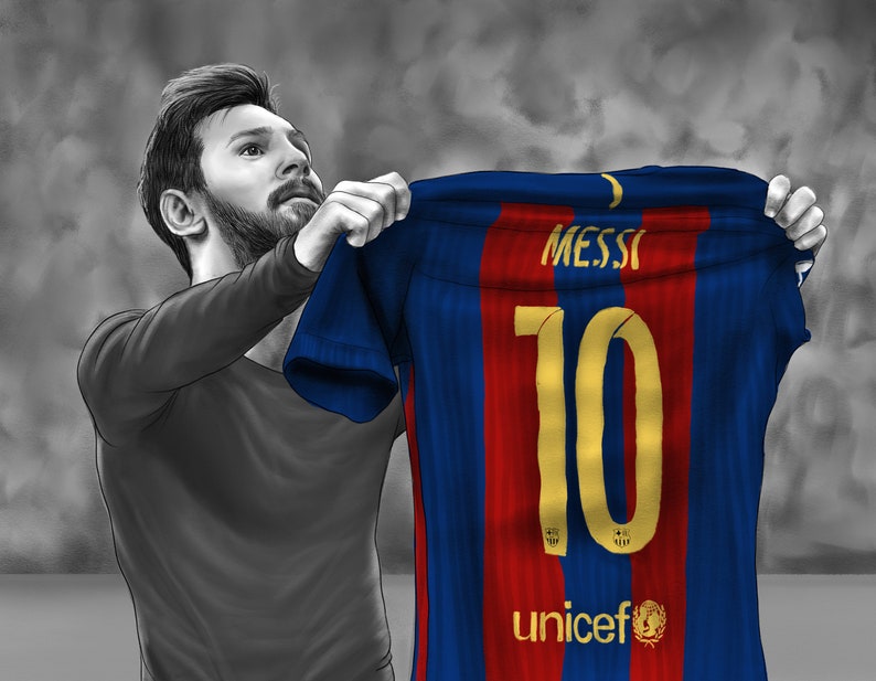 The Lionel Lionel Messi El Clasico Celebration T Shirt | Etsy