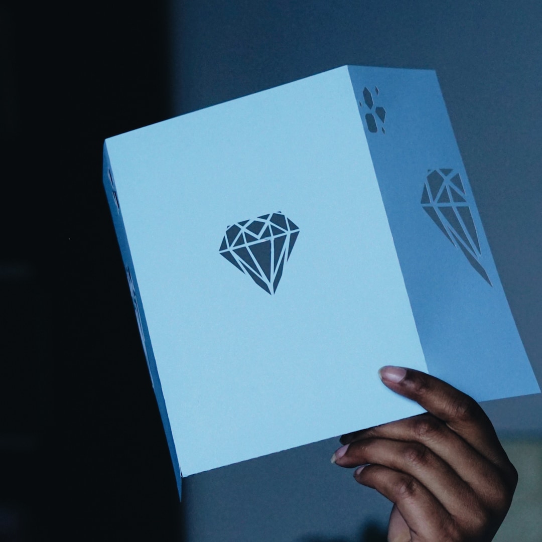 Diamond Gate Fold Card [5x7] *digital Download [svg|dxf|png|jpg|pdf] - Etsy