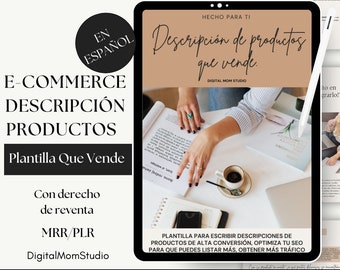 How to Write Etsy product listing template, Spanish Etsy product listing mockup, How To Write Listing Product Descriptions That Sell,MRR