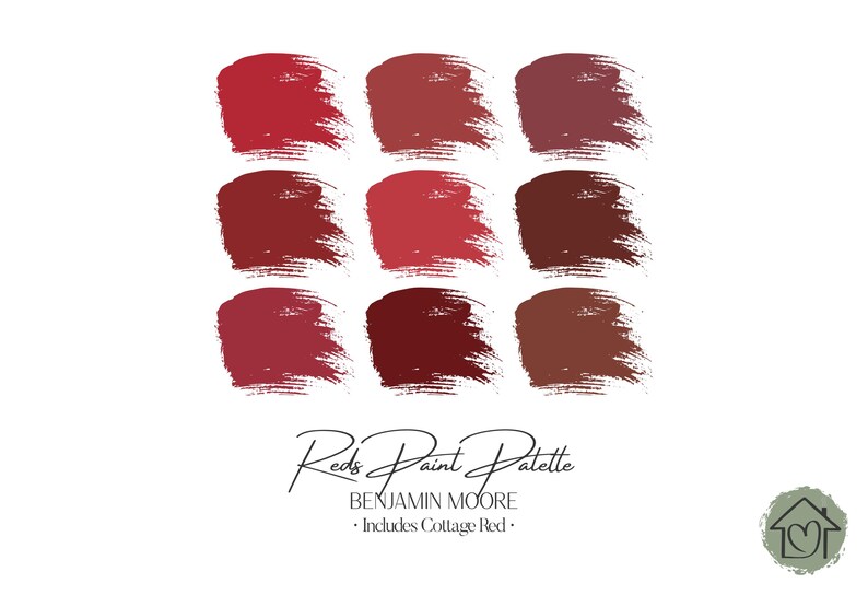 Mooren Reds Color Benjamin Moore Reds Paint Palette: Interior & Exterior Paint Colors ...