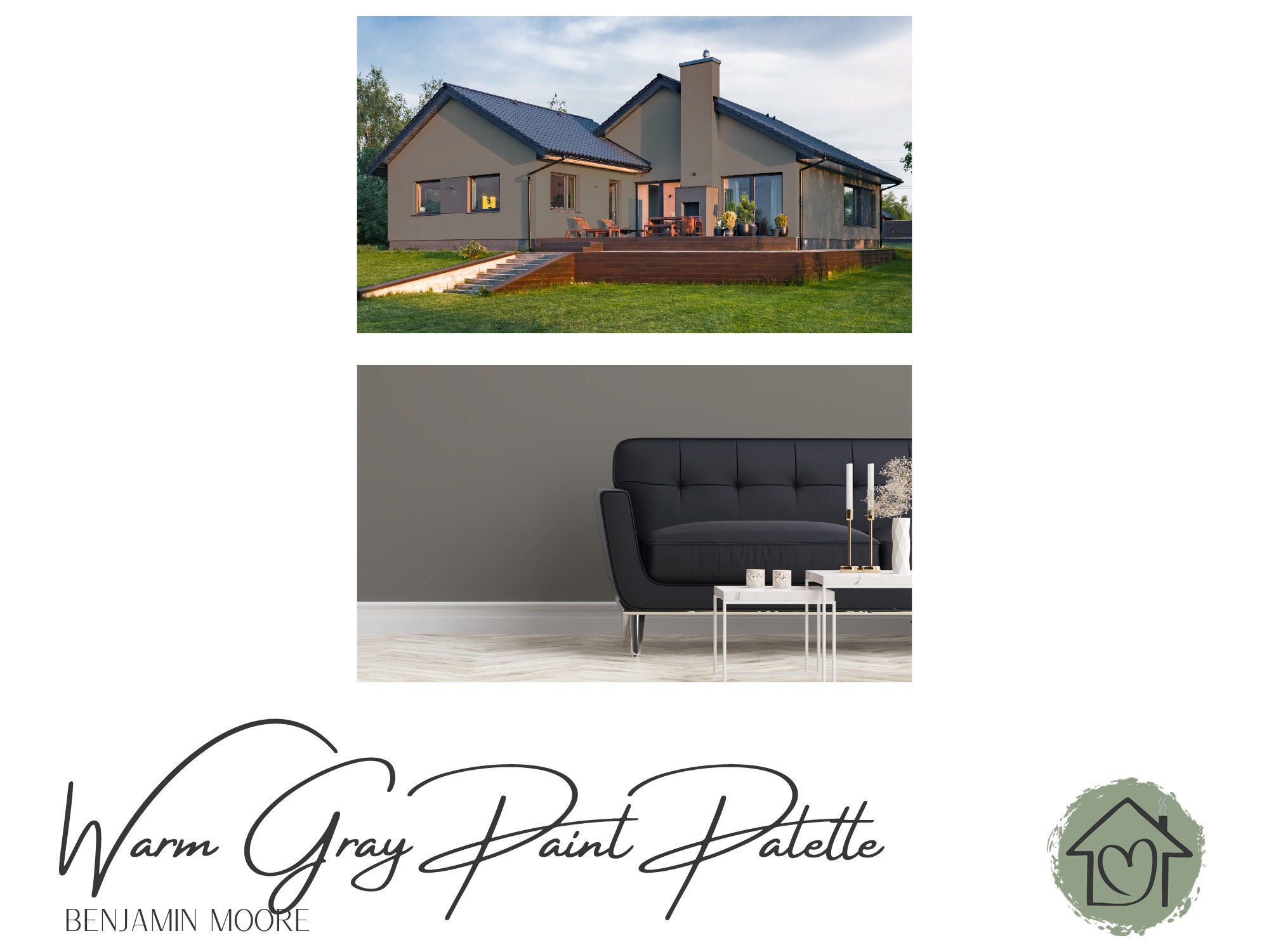 Benjamin Moore Warm Gray Paint Palette: Interior &amp; Exterior Paint ...