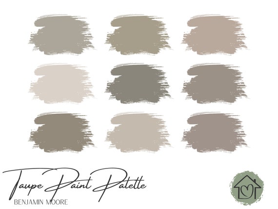 Taupes Benjamin Moore Paint Palette Paint Color Schemes for