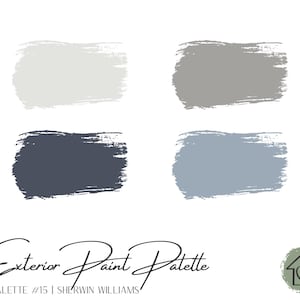 Exterior Paint Palette 15 - Sherwin Williams Exterior Paint Colors - House Paint Colors - Exterior Paint Scheme