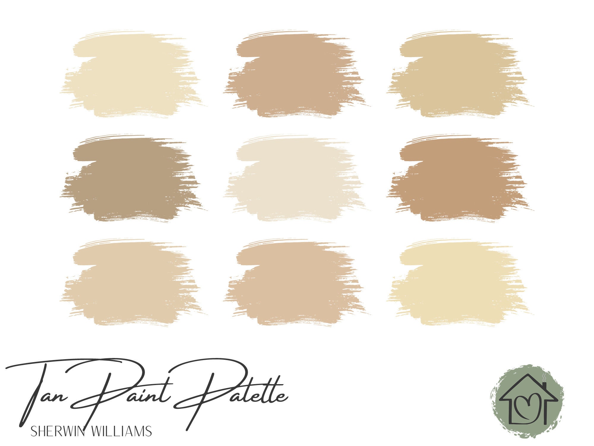 Tans Sherwin Williams Paint Palette Paint Color Schemes for Interior