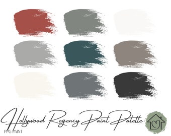 Hollywood Regency - PPG Paint Palette - Paint Color Schemes for Interiors - Paint Color Palette - Paint Color Ideas