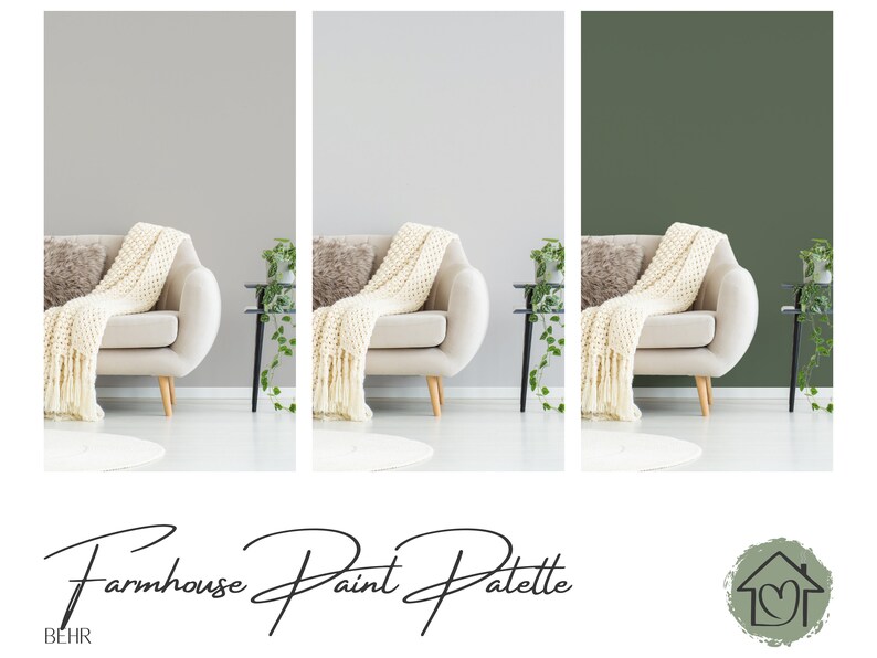 Farmhouse Behr Paint Palette Paint Color Schemes for Interiors Paint