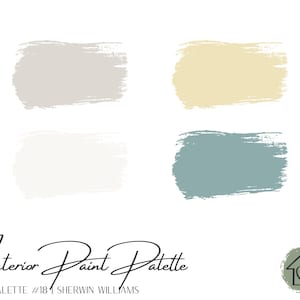 Interior Paint Palette 18 - Sherwin Williams Interior Paint Colors - Interior Paint Scheme - Paint Color Scheme