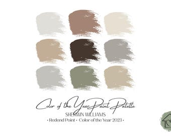Sherwin Williams Redend Point - 2023 Color of the Year: Interior & Exterior Paint Colors (Digital Download)
