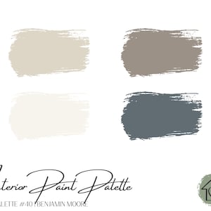 Benjamin Moore Interior Paint Palette #40: Room Paint Scheme (Digital Download)