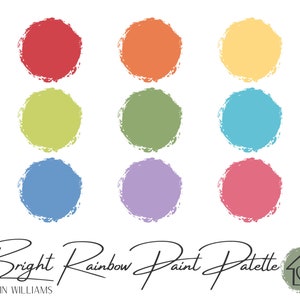 Brights - Sherwin Williams Paint Palette - Paint Color Schemes for Interior and Exterior - Paint Color Palette