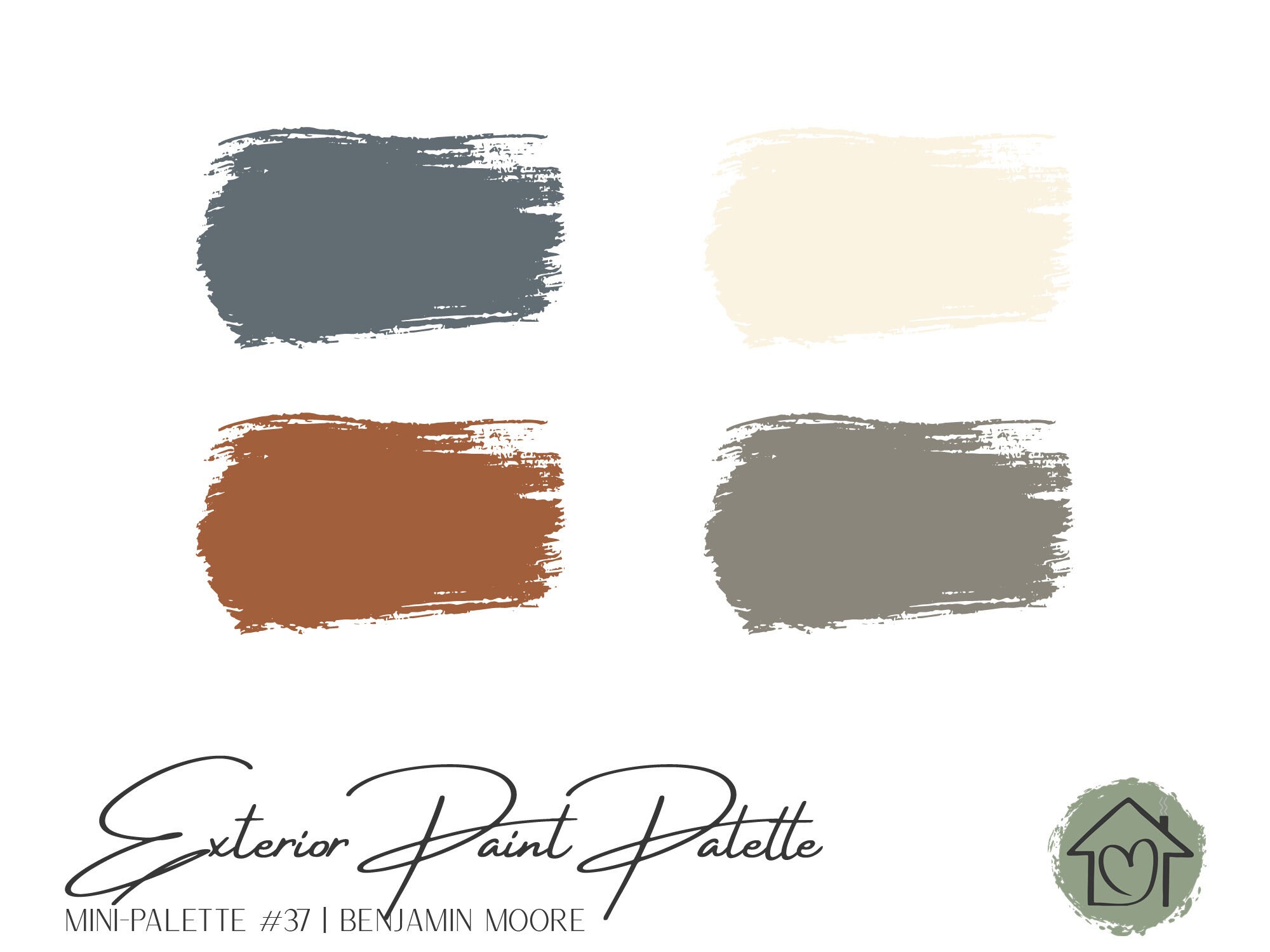 Exterior Paint Palette 37 Benjamin Moore Exterior Paint Colors House Paint Colors Exterior Paint