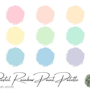 Pastels - Benjamin Moore Paint Palette - Paint Color Schemes for Interior and Exterior - Paint Color Palette