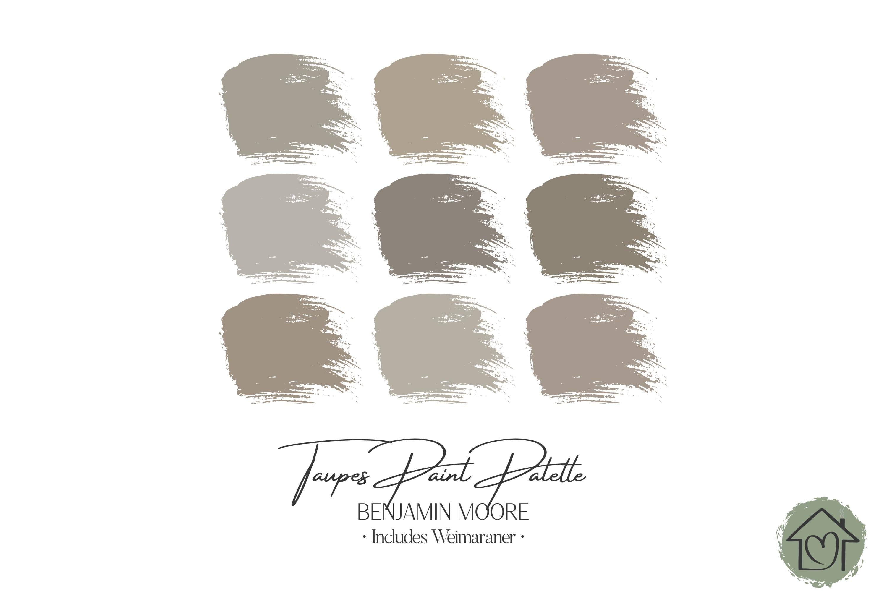 Benjamin Moore Taupes Paint Palette: Interior & Exterior Paint Colors ...