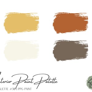 Interior Paint Palette 38 - PPG Interior Paint Colors- Interior Paint Scheme - Paint Color Scheme