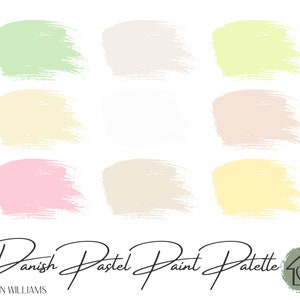 Danish Pastel - Sherwin Williams Paint Palette - Paint Color Schemes for Interiors - Paint Color Palette - Paint Color Ideas