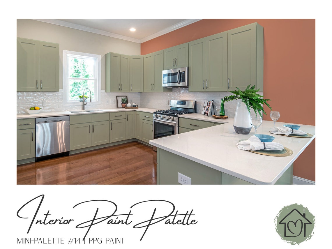 Interior Paint Palette 14 PPG Interior Paint Colors Etsy