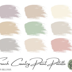 French Country - Sherwin Williams Paint Palette - Paint Color Schemes for Interiors - Paint Color Palette - Paint Color Ideas