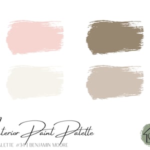 Interior Paint Palette 34 - Benjamin Moore Interior Paint Colors - Interior Paint Scheme - Paint Color Scheme