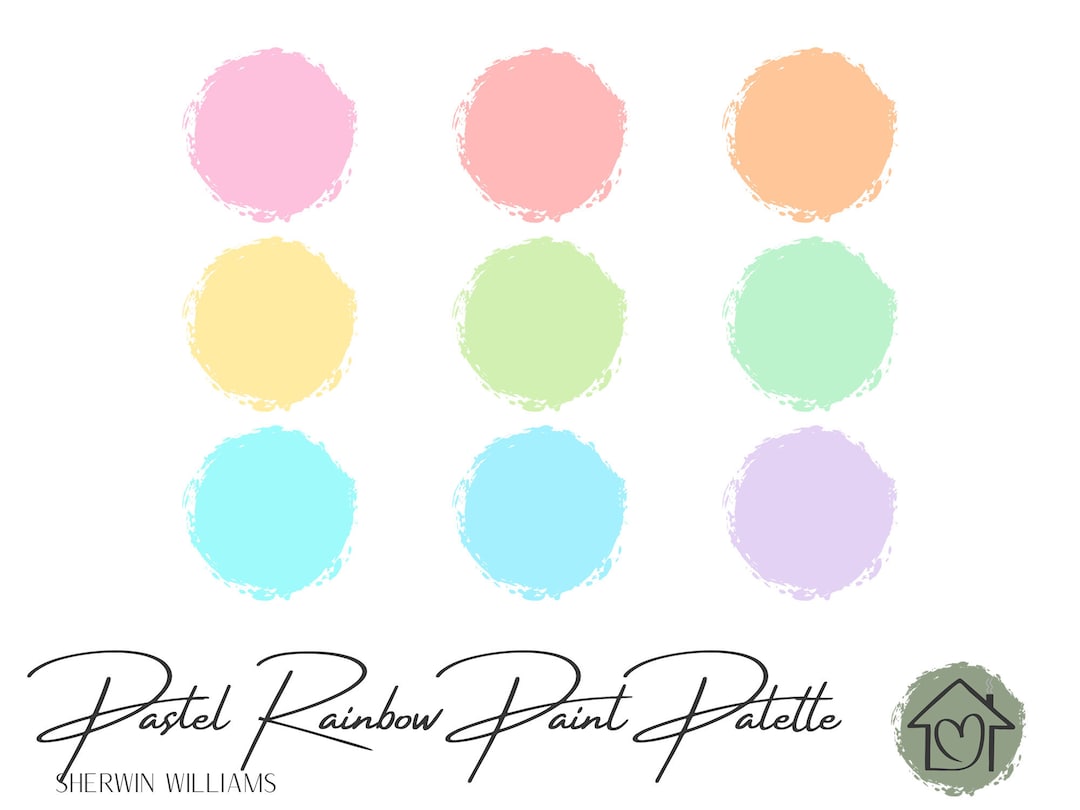 Pastels Sherwin Williams Paint Palette Paint Color Schemes for Interior