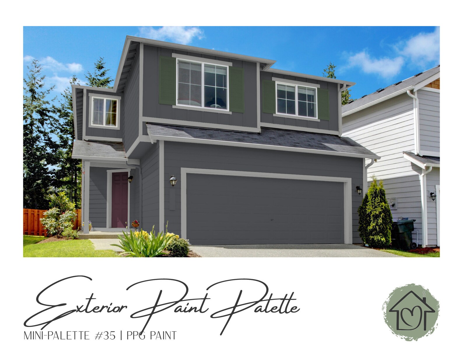 Exterior Paint Palette 35 PPG Exterior Paint Colors House Paint Colors