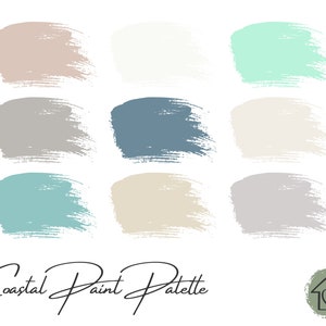 Coastal - Behr Paint Palette - Paint Color Schemes for Interiors - Paint Color Palette - Paint Color Ideas