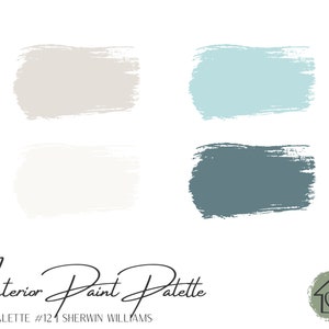 Interior Paint Palette 12 - Sherwin Williams Interior Paint Colors - Interior Paint Scheme - Paint Color Scheme
