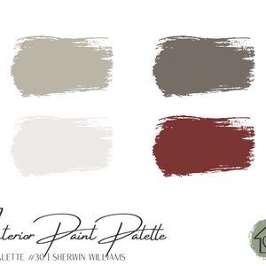Interior Paint Palette 30 - Sherwin Williams Interior Paint Colors - Interior Paint Scheme - Paint Color Scheme
