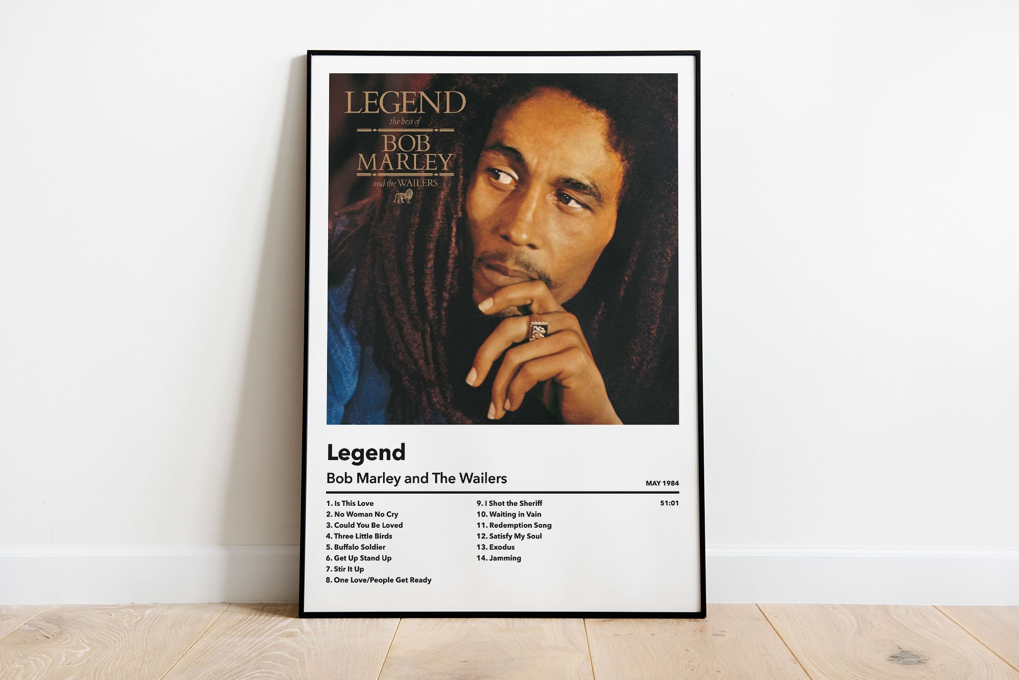 Bob Marley Legend Album Cover Poster A4 A3 A2 Print | Etsy