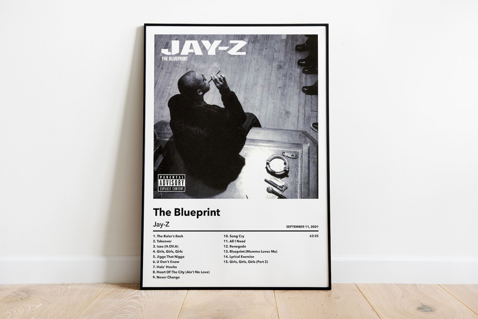 JayZ The Blueprint Album Cover Poster A4 A3 A2 Print Etsy