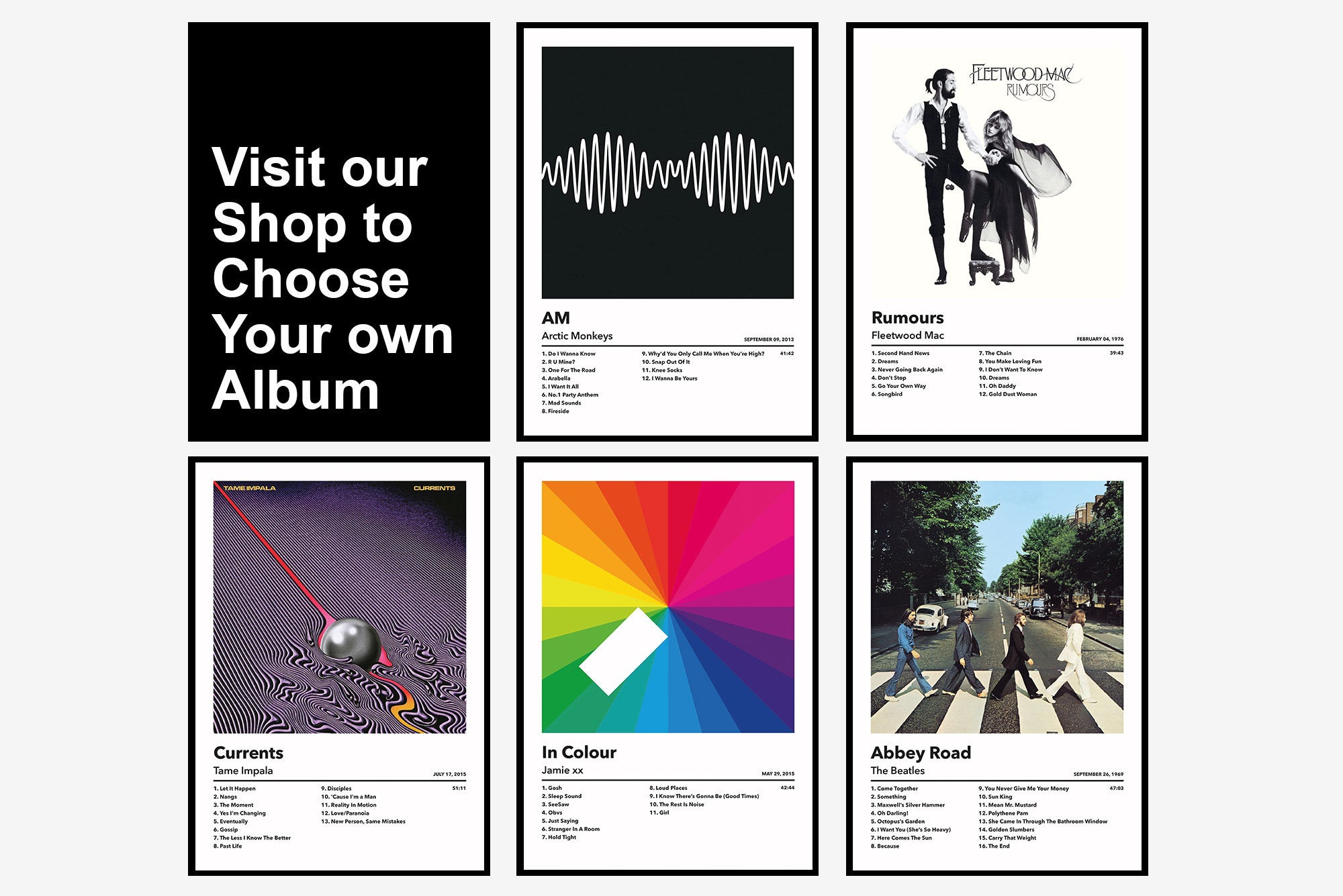 The xx XX Album Cover Poster A4 A3 A2 Print Digital Etsy