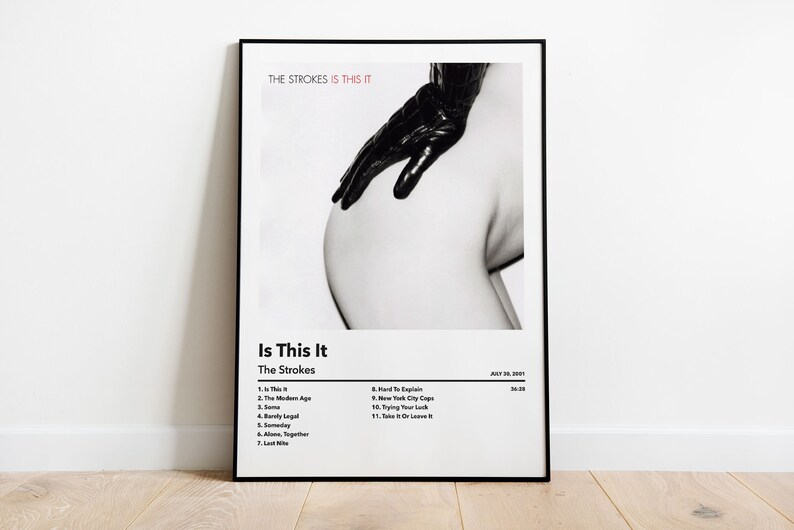 The Strokes Is This It Album Cover Poster A4 A3 A2 Etsy