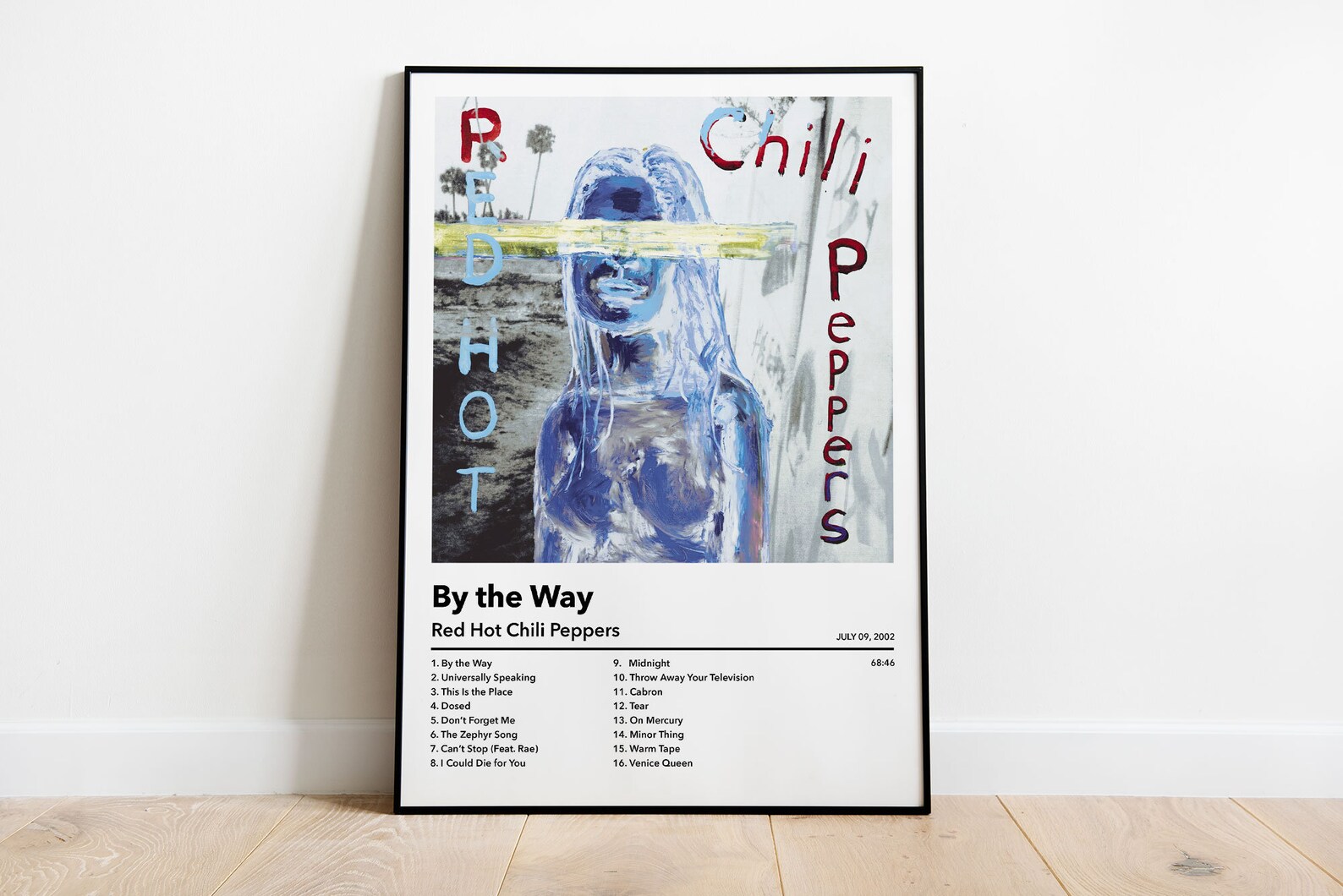 Red Hot Chili Peppers By the Way Album Cover Poster A4 Etsy