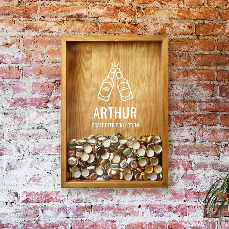 Beer Bottle Cap Art Etsy