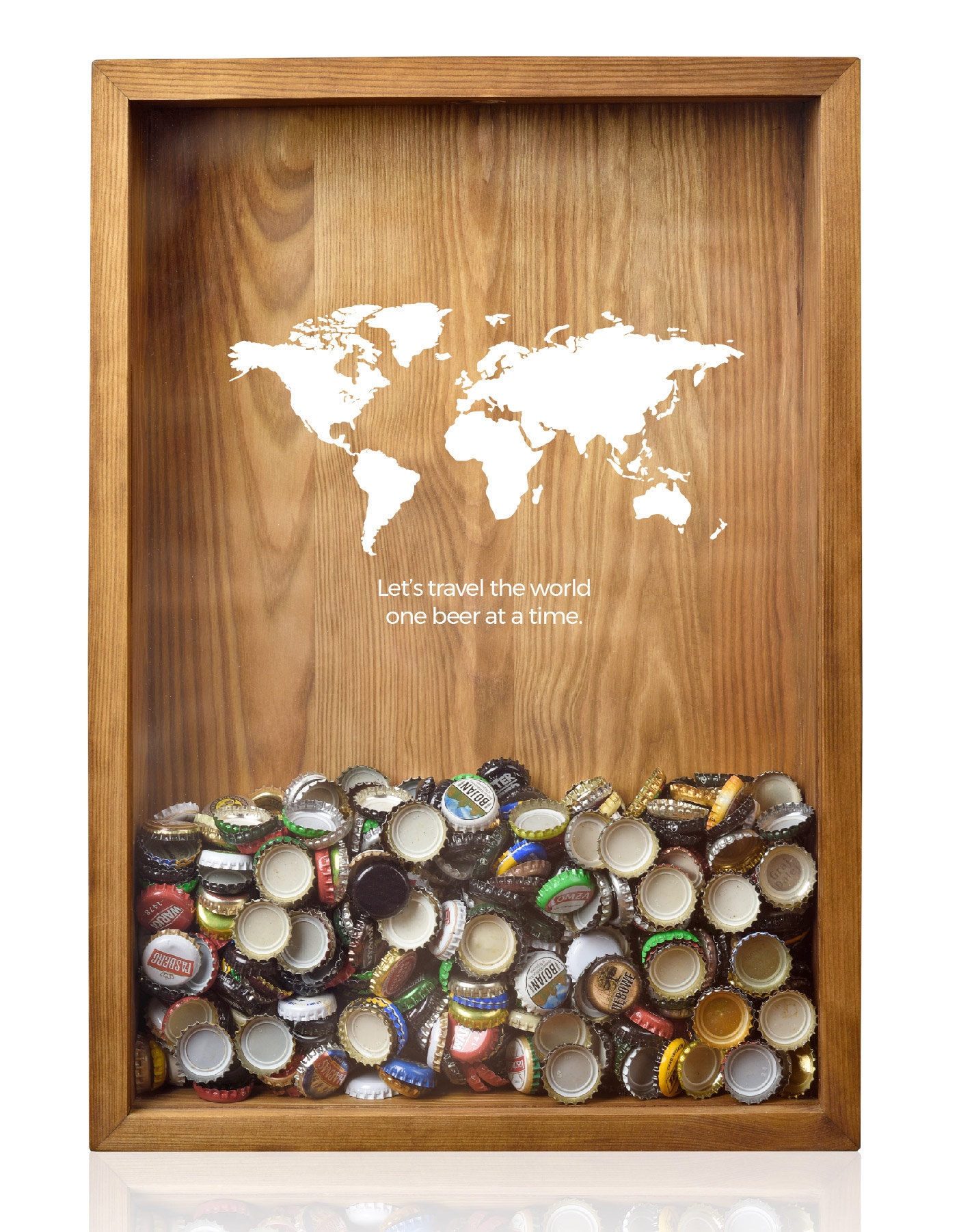 Customized Beer Cap Holder Beer Lover Birthday Gift for Him Etsy