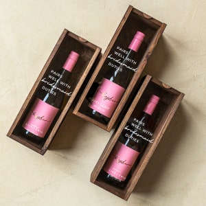 Cadeau voorstel bruidsmeisje, past goed bij taken bruidsmeisje, gepersonaliseerde cadeaus bruidsmeisje, cadeaus bruidsfeest, aangepaste champagnedoos