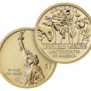 2019, D or P Mints,  Georgia, American Innovation Dollar Coin, Uncirculated,  Mint Condition, Select mint at checkout.