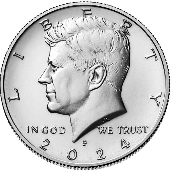 2024 - D or P, Kennedy Half Dollars, You Choose, Uncirculated, Direct from Mint Roll- Mint Condition