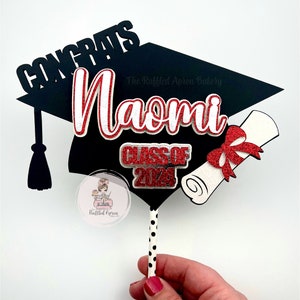 Graduation Cake Topper Grad Cake Topper Congrats Grad Graduation Cake ...