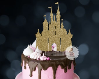 Castle Cake Topper | Princess Castle Cake Topper | Princess Cake | Princess Castle | Princess Cake Topper