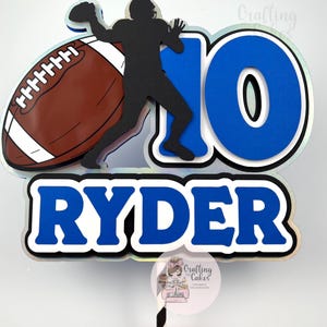 Football Cake Topper image 2