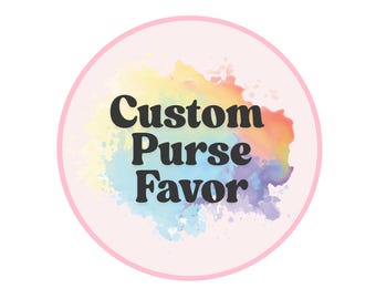 Custom Chocolate Bar Purse Favor Box: Unique Party Decoration