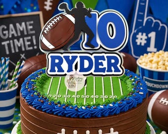 Football Cake Topper