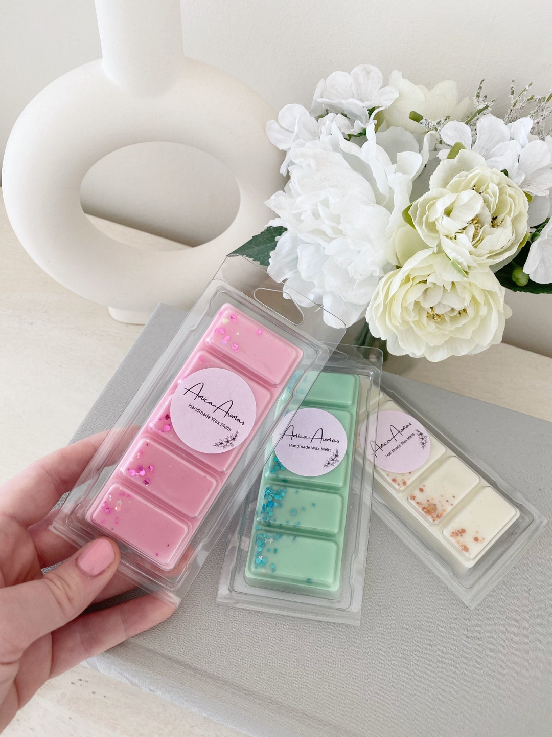 Fresh/laundry Scented Snap Bar Clamshells/approx 60g/wax Etsy