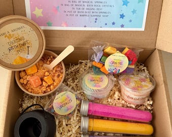 Potion Bath Box Large | Kids | Fun | Bath Dust | Birthday | Christmas | Bath Fun | Potion Kit  | Gifts | Bath Rocks |  Sprinkles